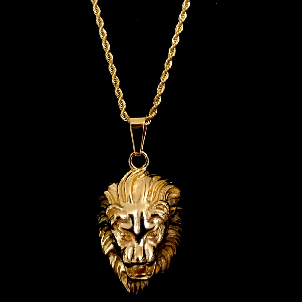 Lion Stainless Steel Pendant